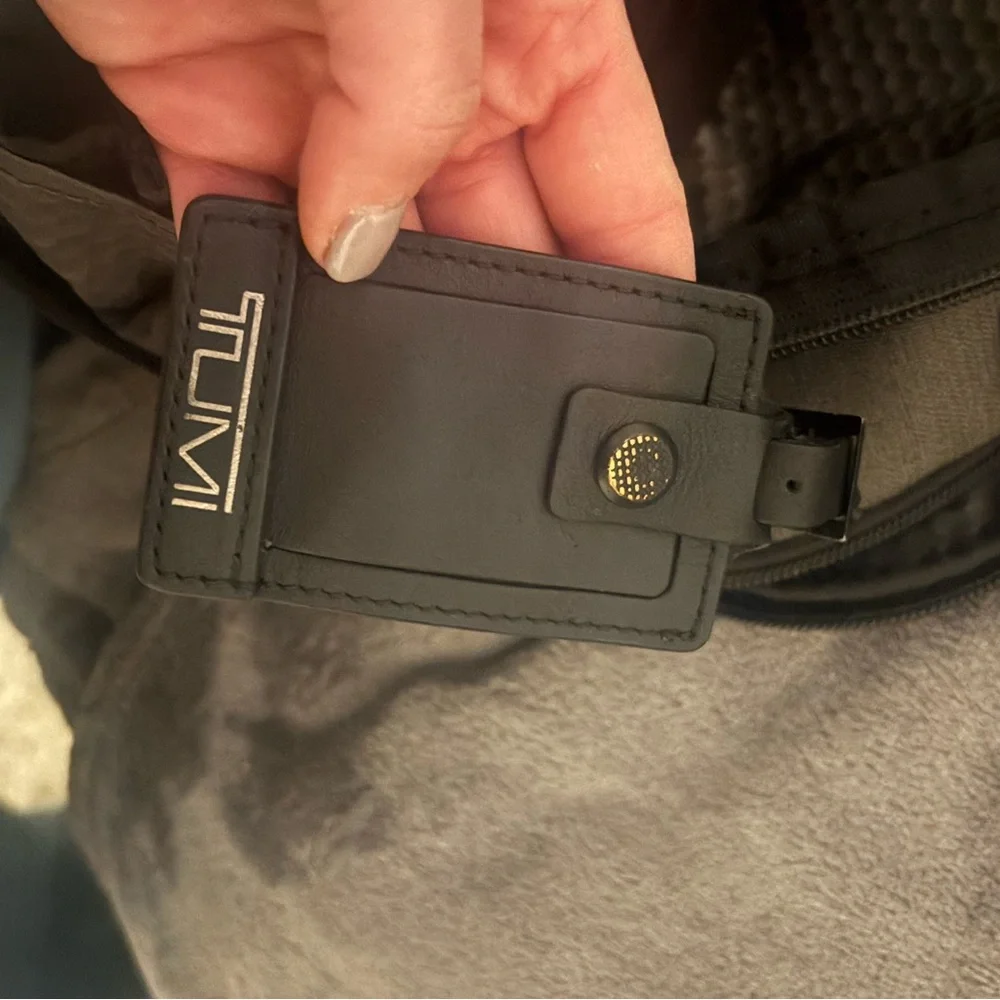 Tumi Alpha Bravo Davis Charcoal and Black Men's Backpack